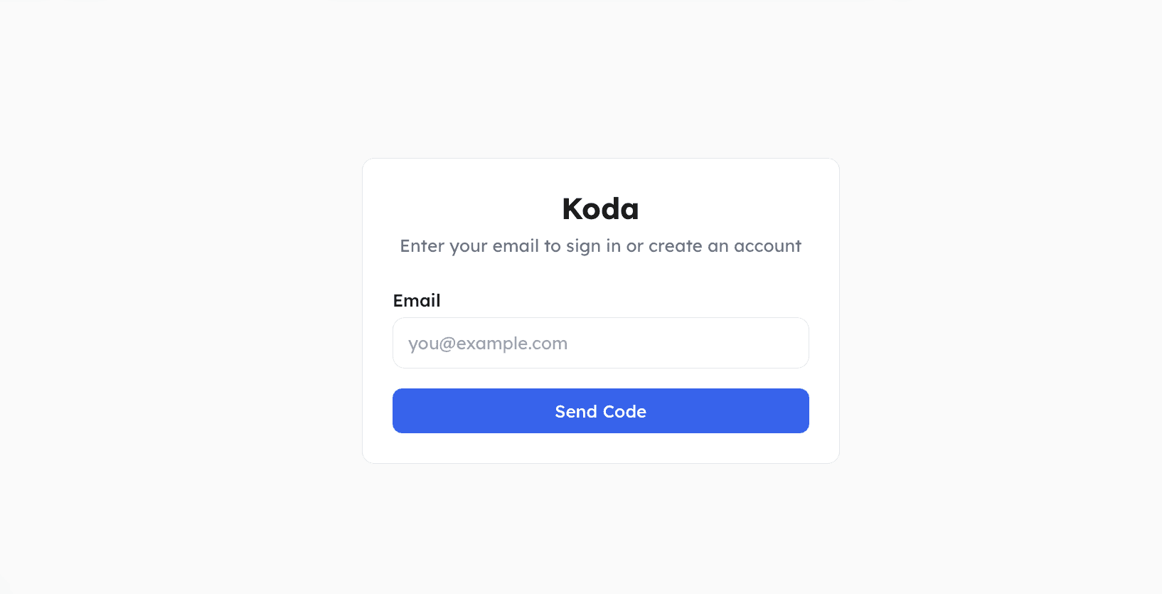 Create Your Free Account